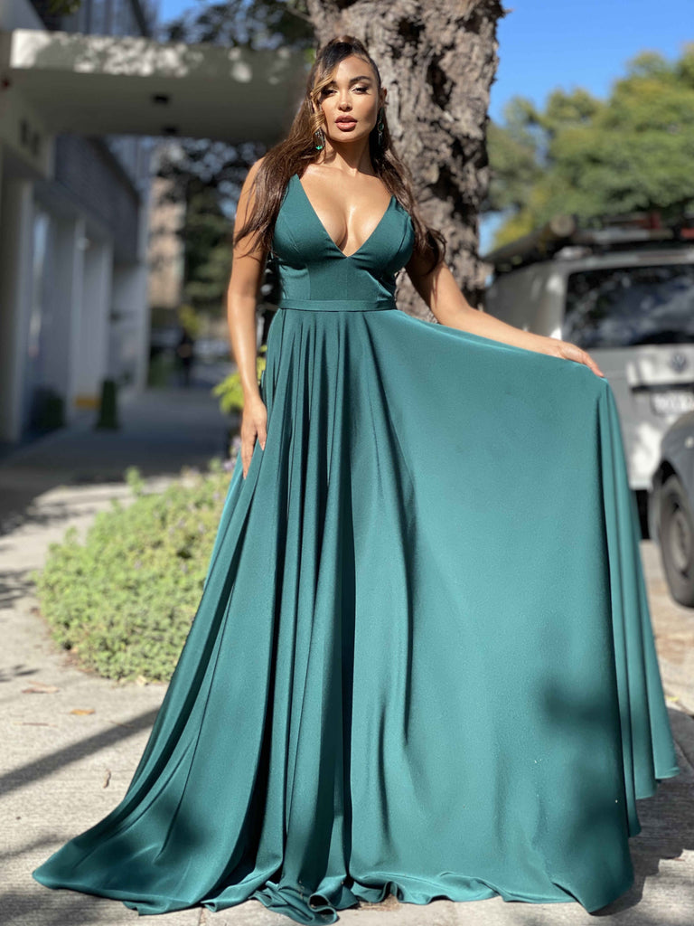 sachin and babi light blue dress 34 Men's Emerald Green Shiny Tuxedo with Black Satin Lapel and Matching Bow  Tie – Ultra Slim Fit main image 1